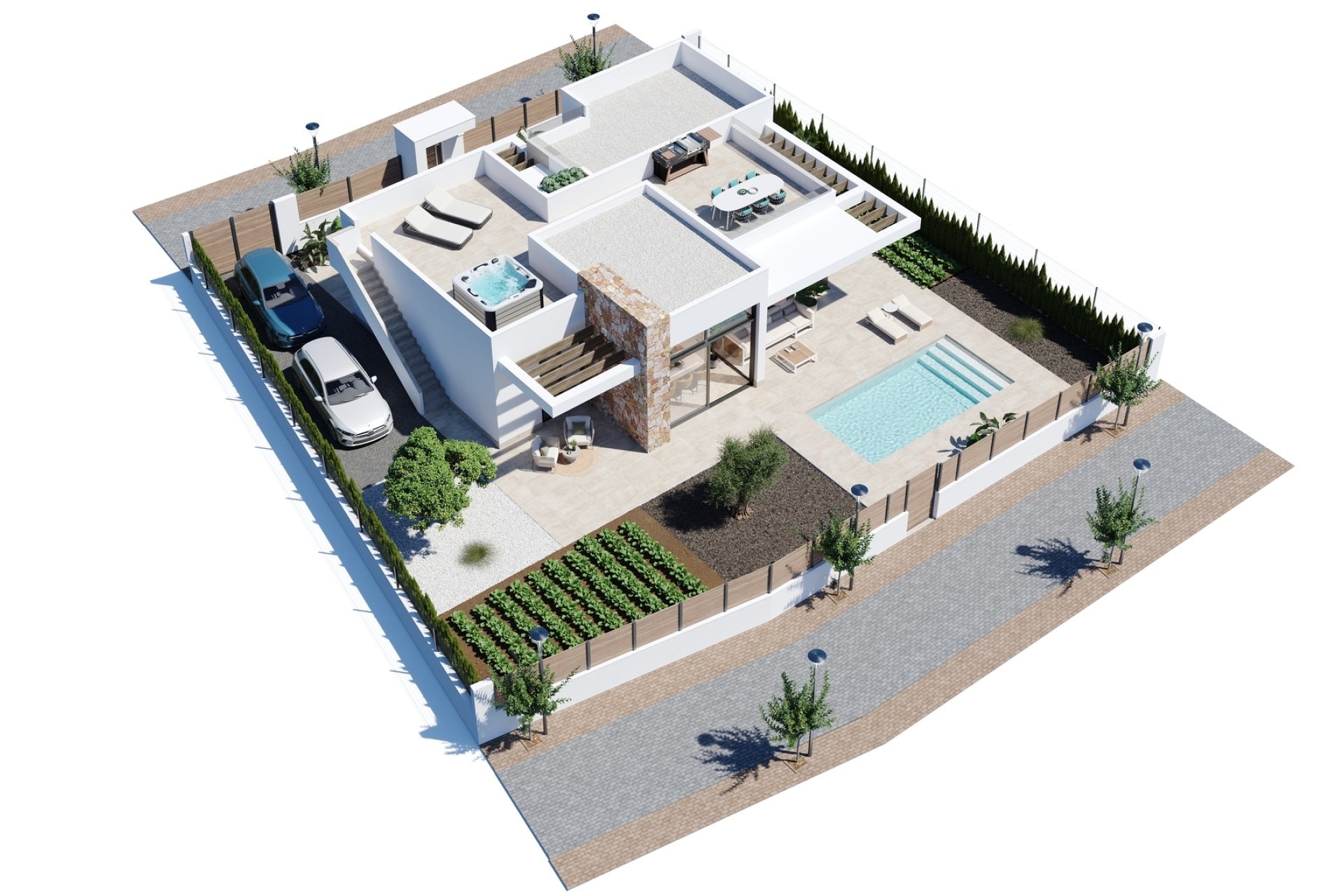 Obra nueva - Adosado - Hacienda del Alamo Golf