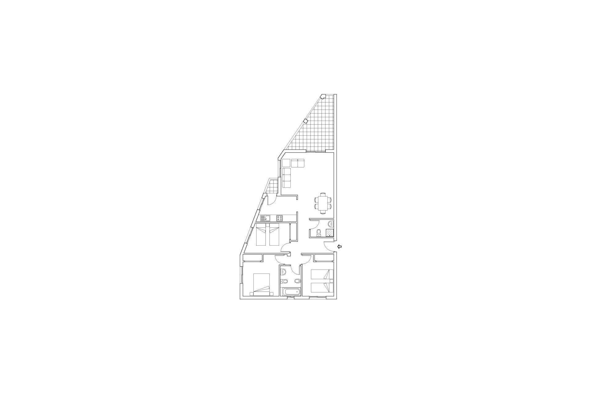 Resale - Apartment / flat - Orihuela Costa - Campoamor
