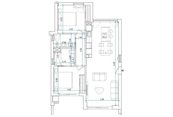 Reventa - Apartamento / piso - Orihuela Costa - Las Colinas Golf