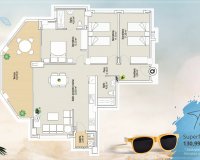 Obra nueva - Apartamento / piso - La Manga del Mar Menor